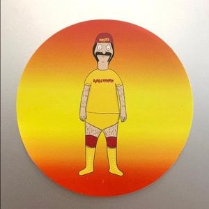 Bob’s Burgers Hulk Hogan inspired sticker